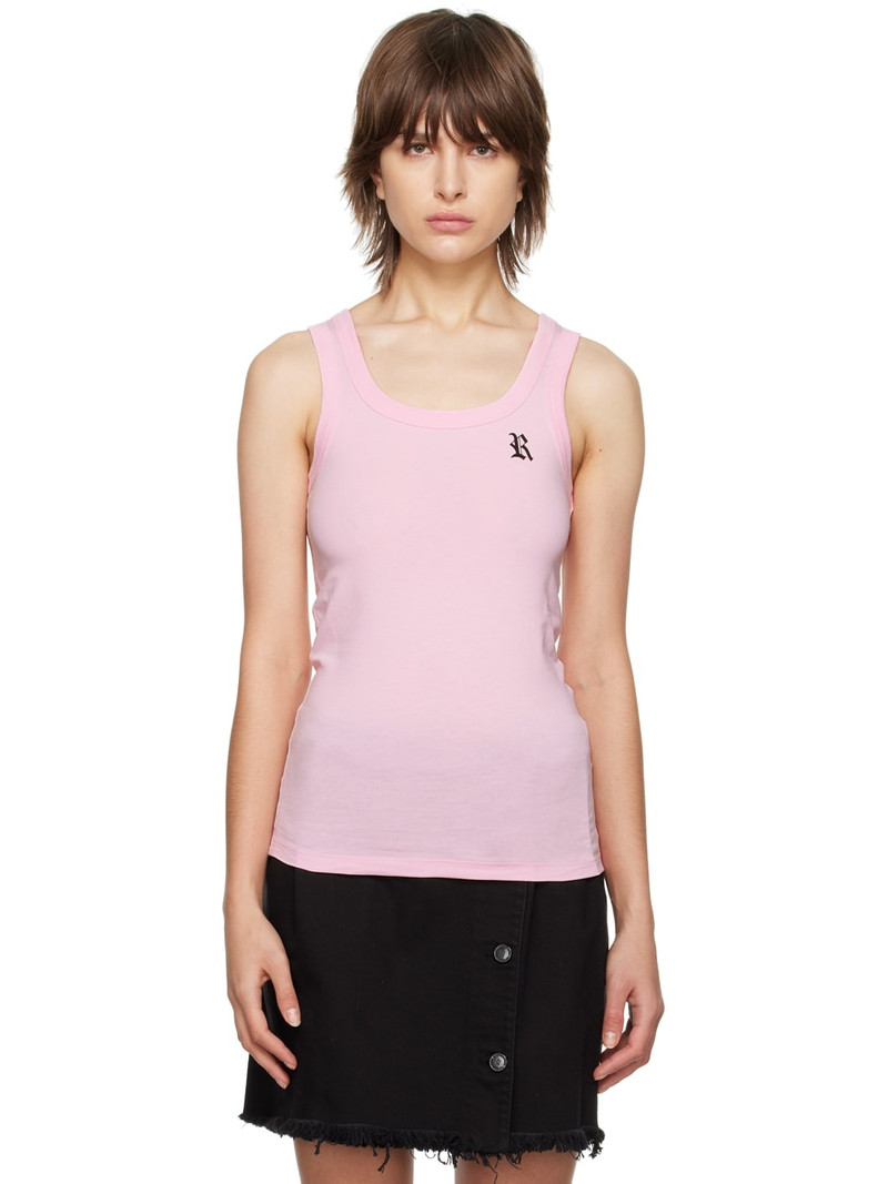 Pink Patch Tank Top 1