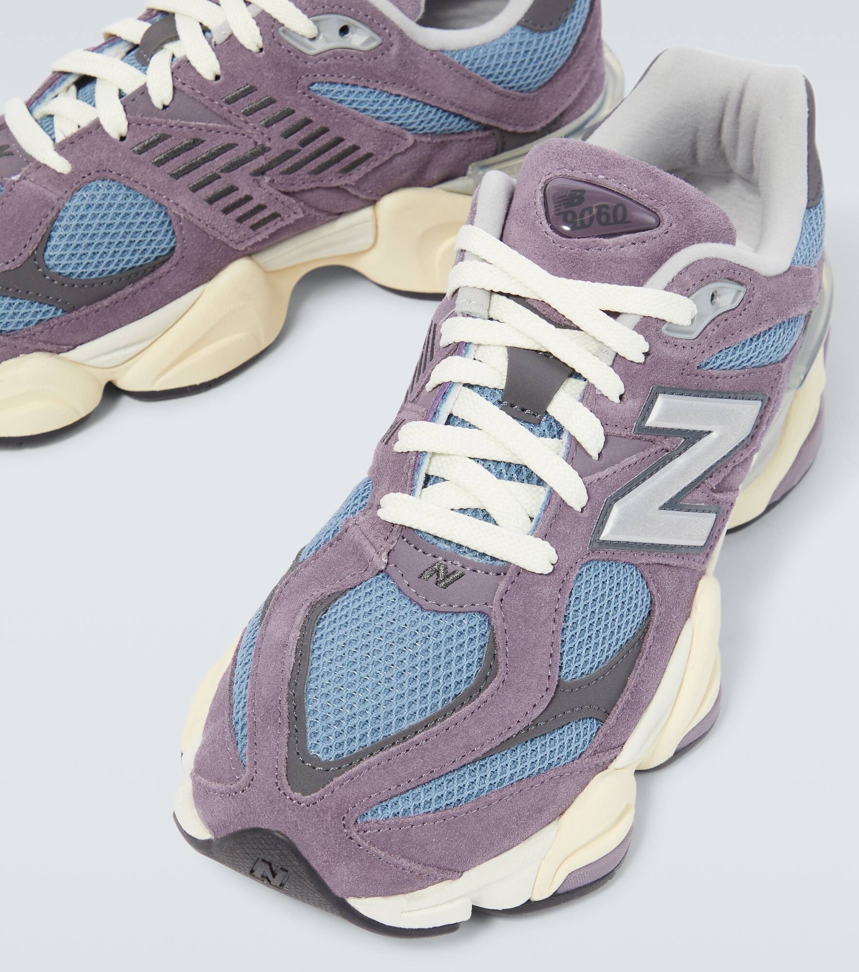 9060 leather sneakers - 3
