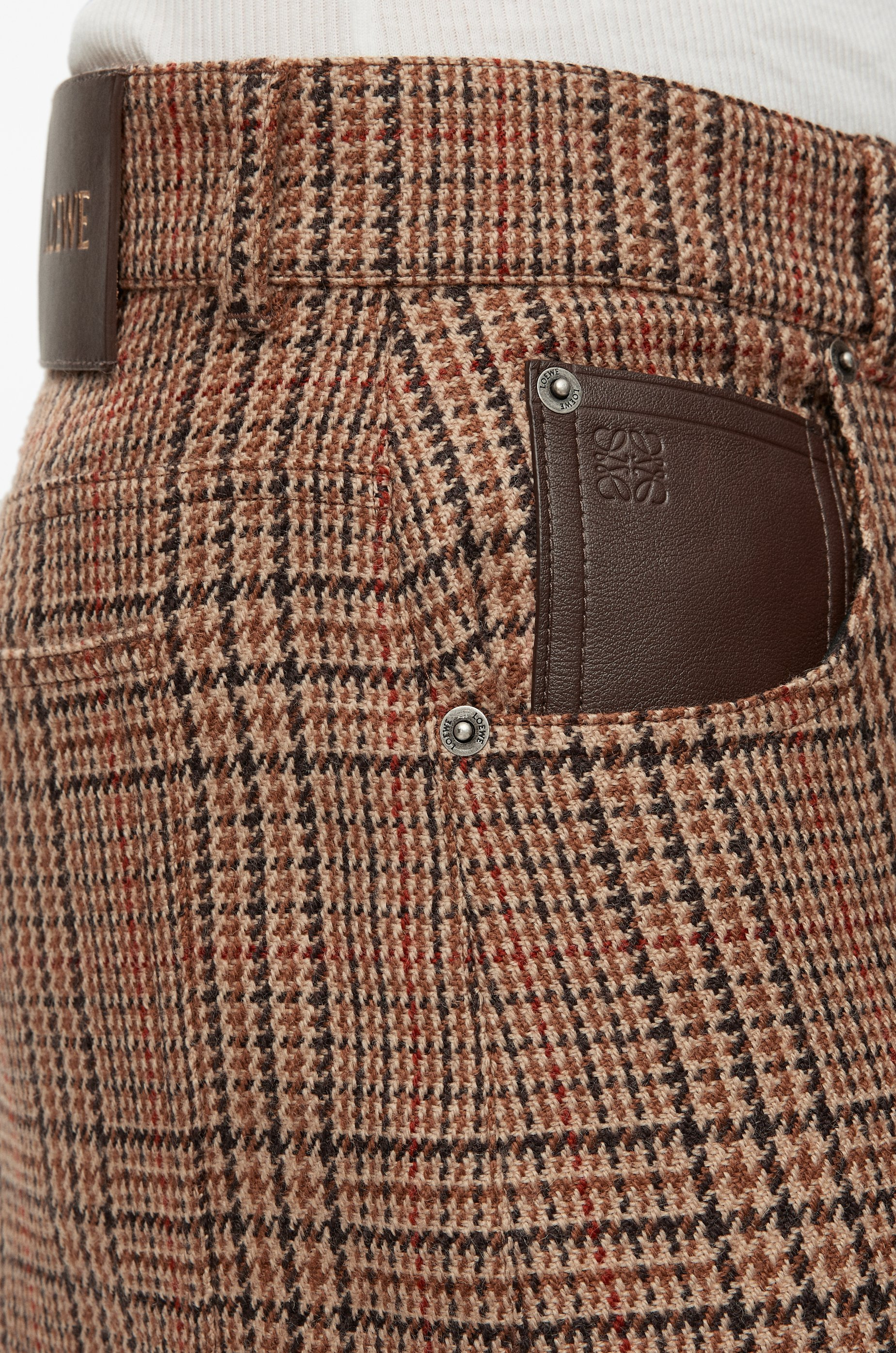 Barrel trousers in wool - 5