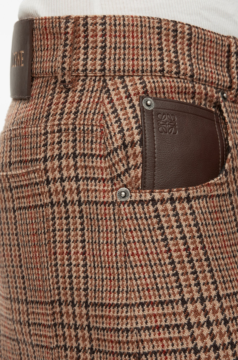 Barrel trousers in wool 5