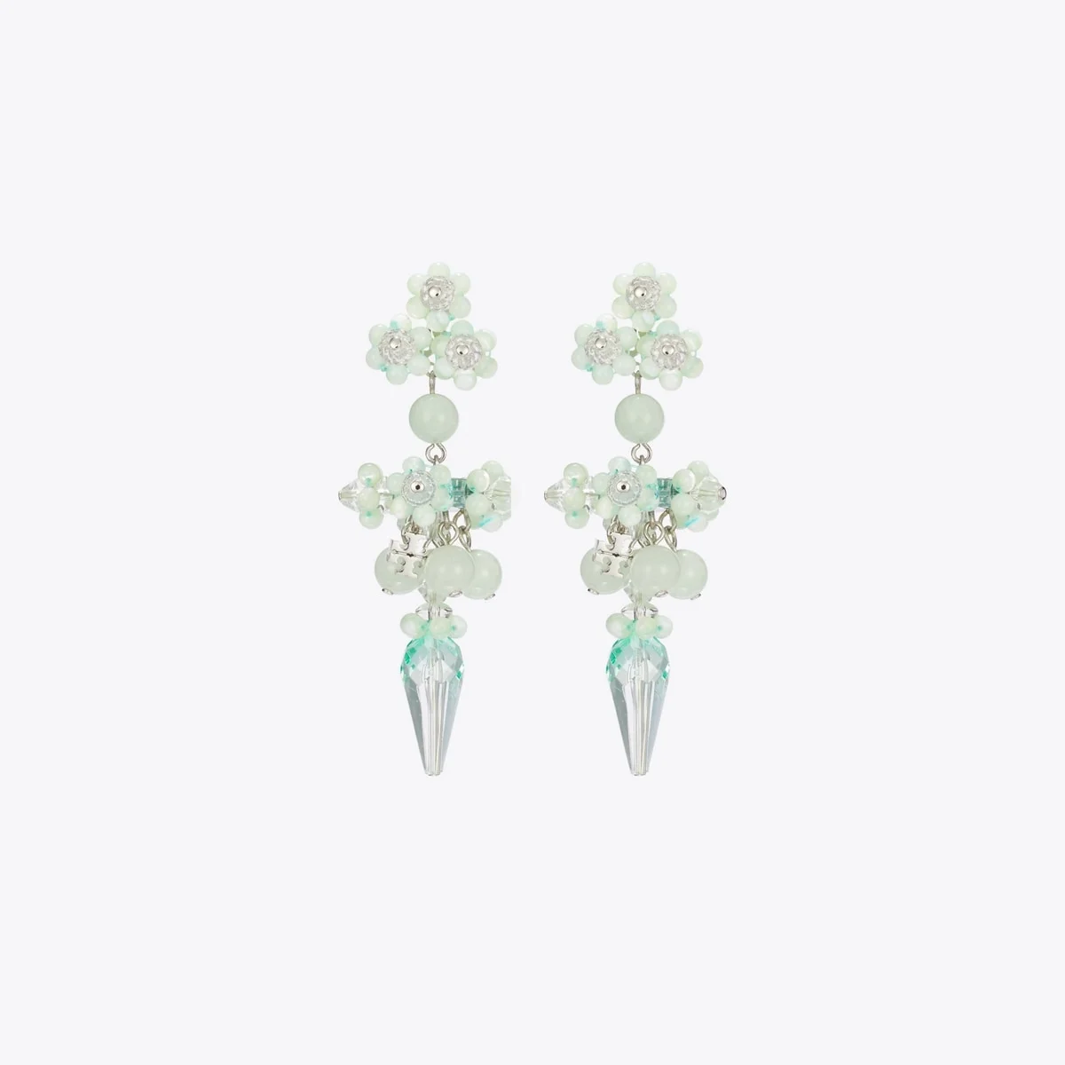 Curiosity Beaded Linear Earrings - 1