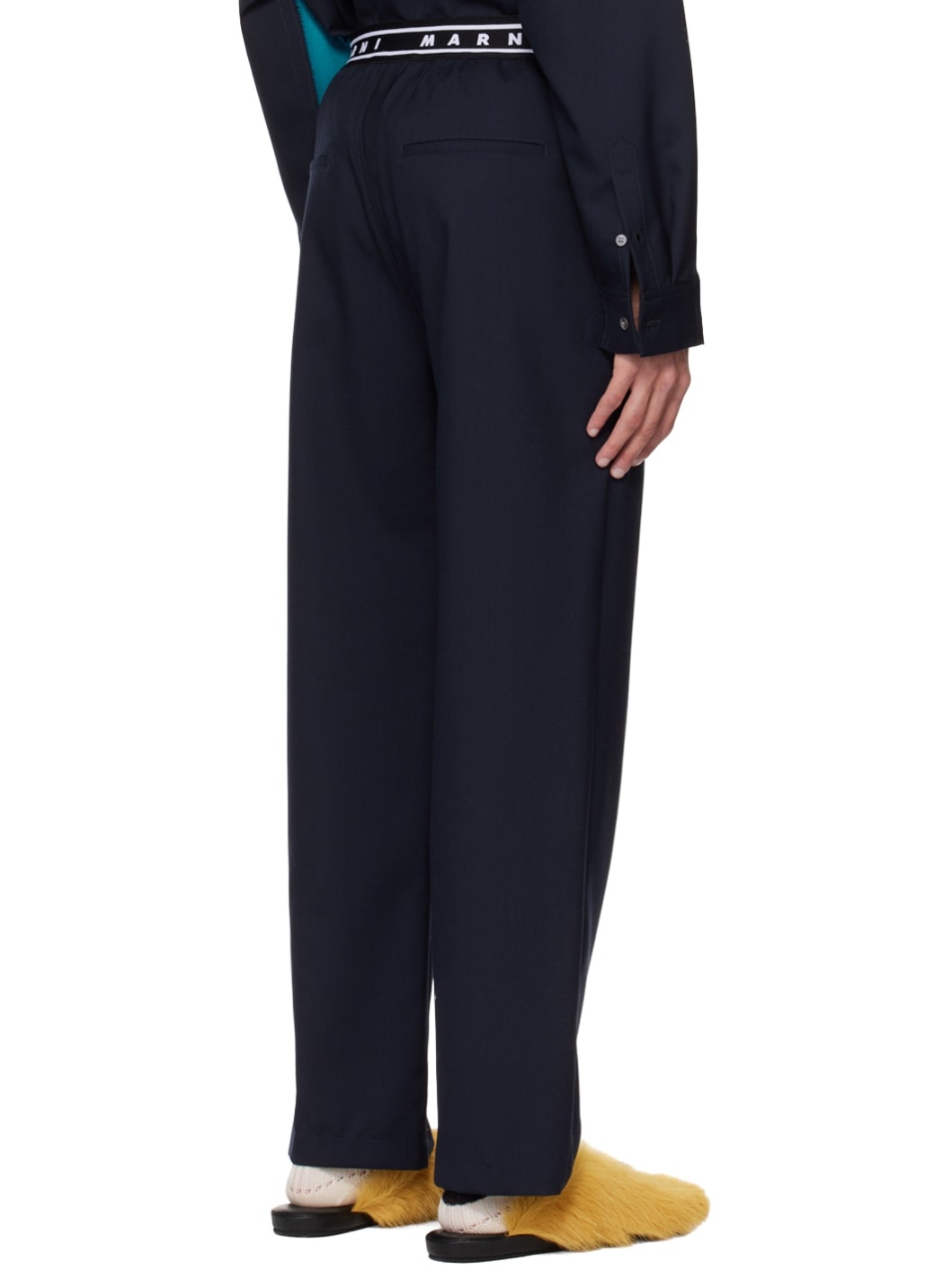 Blue Four-Pocket Trousers - 3