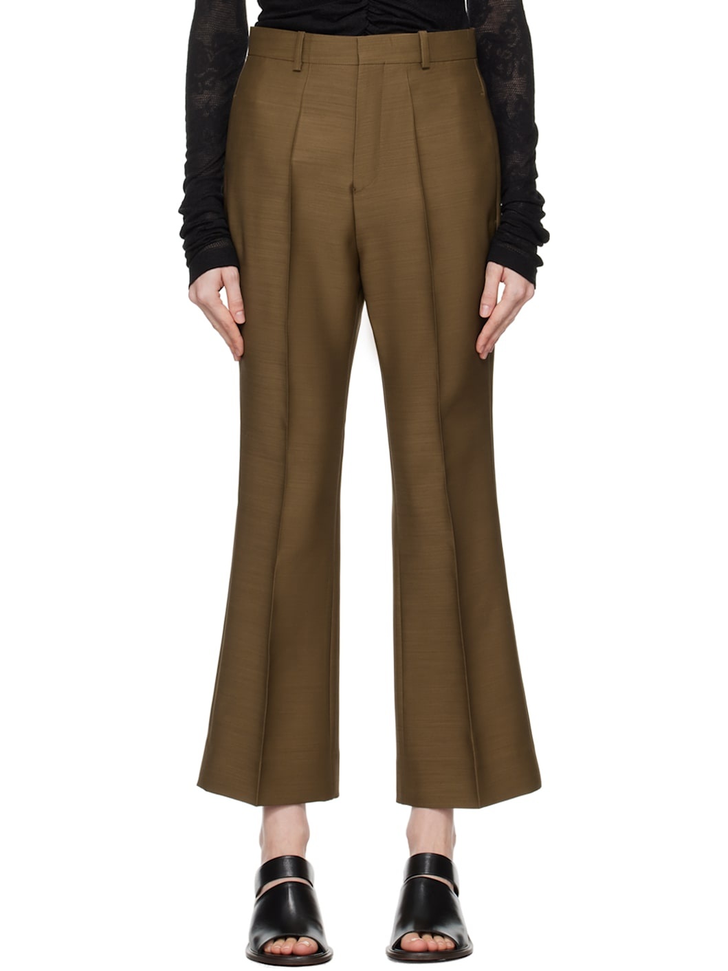 Khaki Credo Trousers - 1