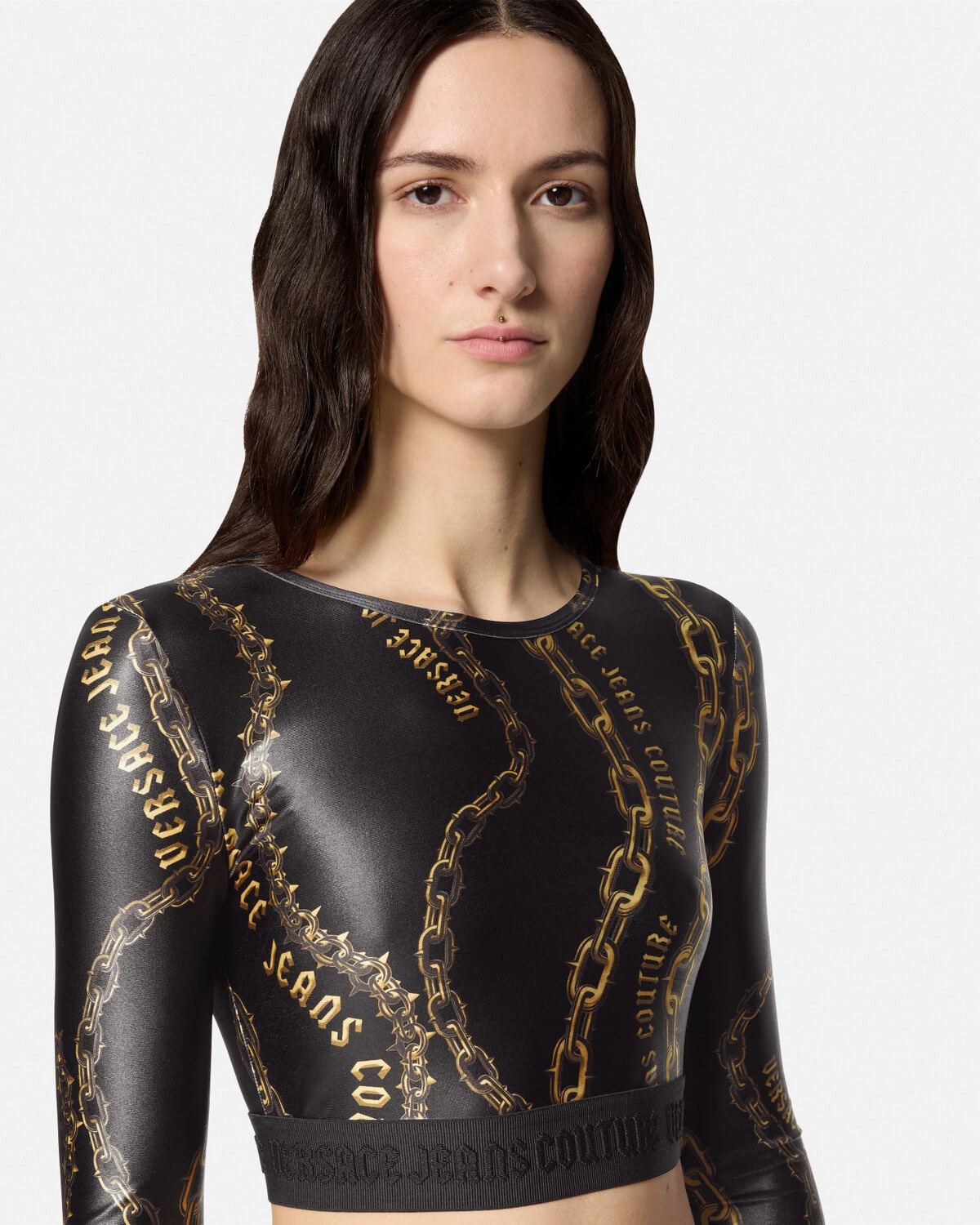 Chain Couture Crop Top - 3