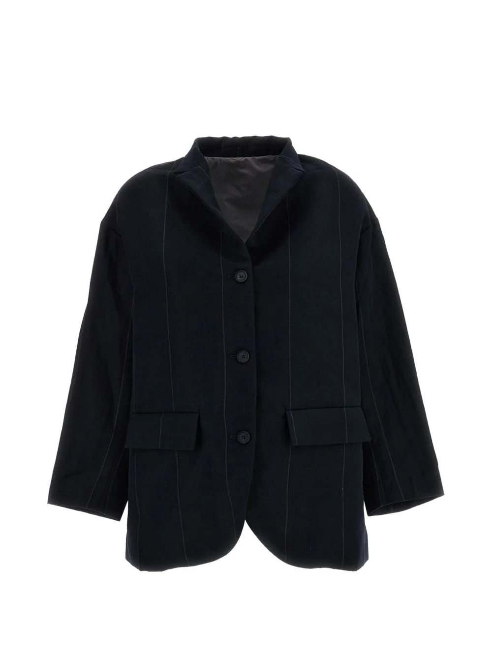 Bella pinstripe-pattern single-breasted jacket - 1