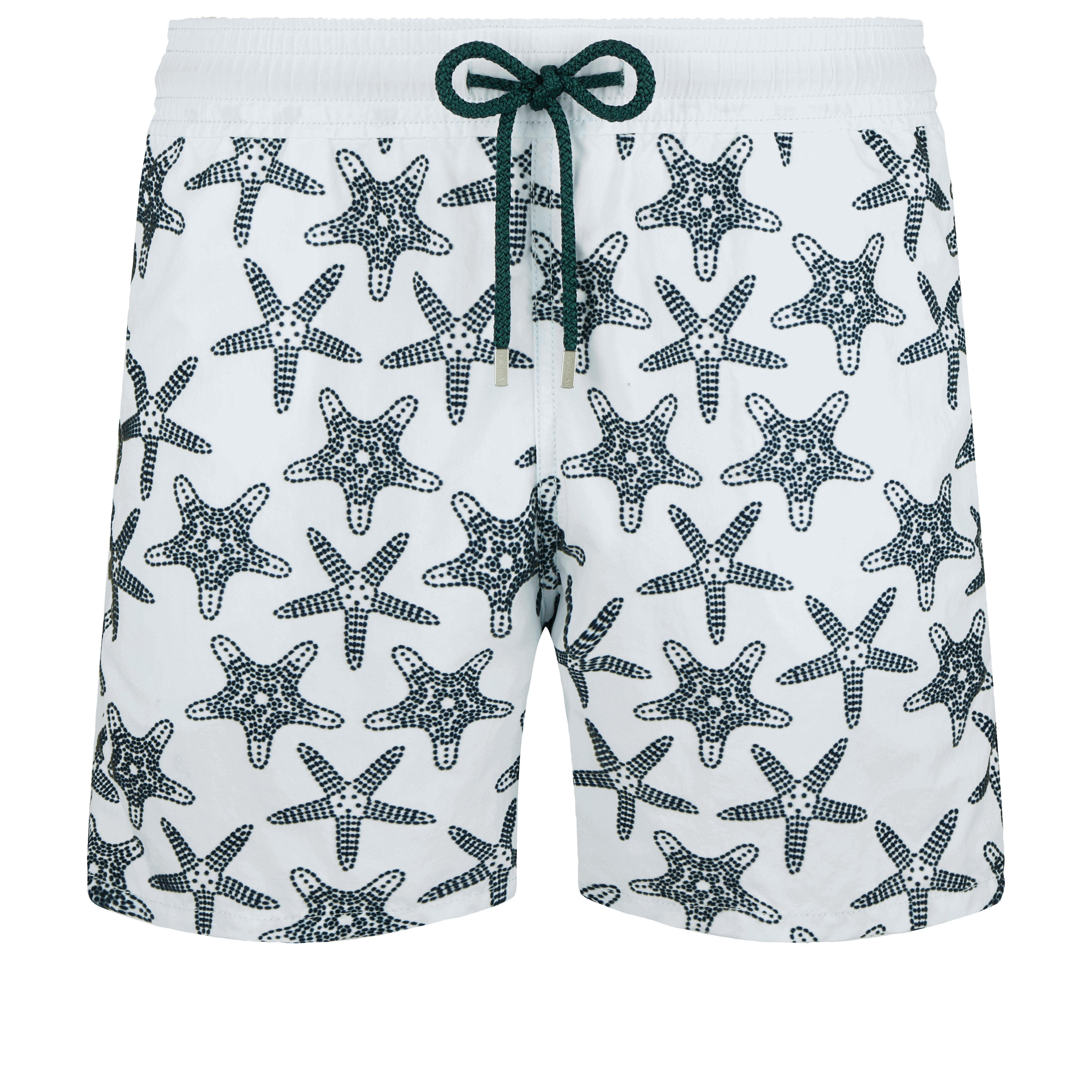 Men Swimwear Starfish Dance Flocked - 1