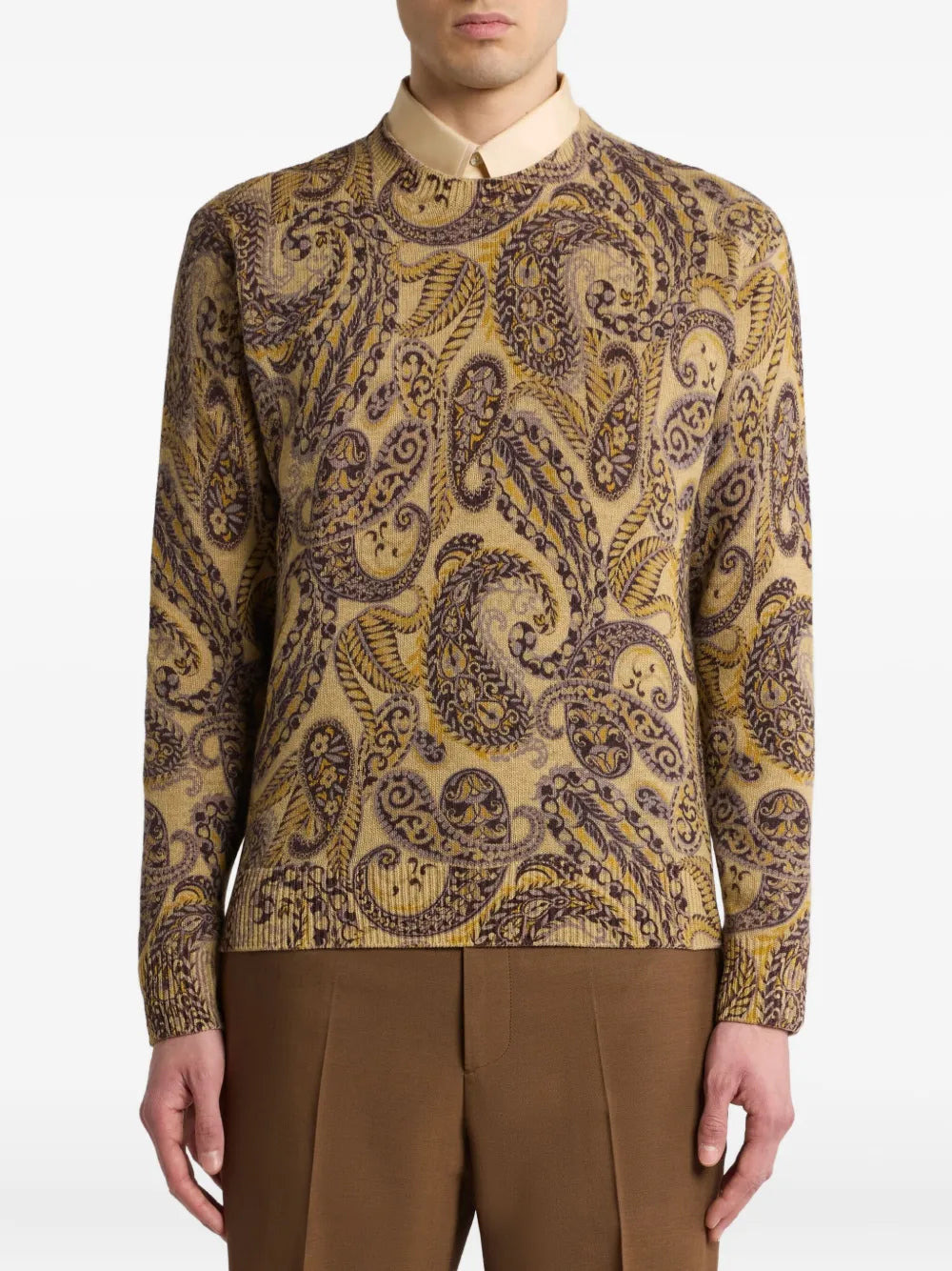 Paisley Print Sweater - 3
