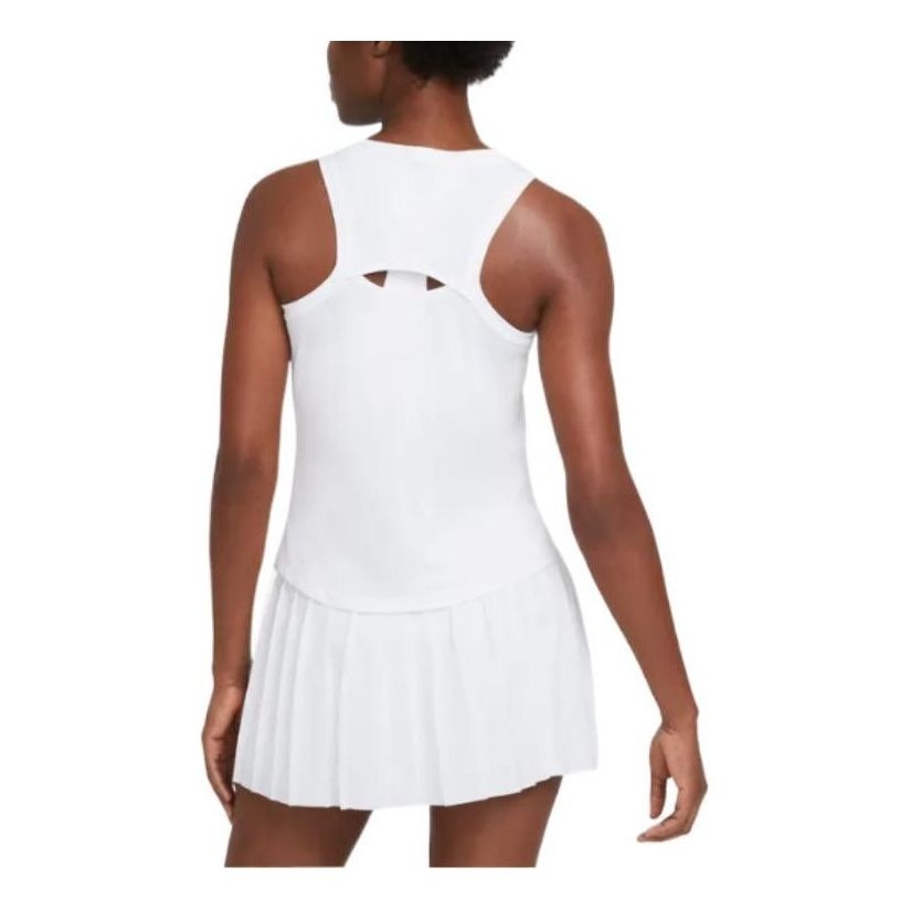 (WMNS) Nike Court Victory Tennis Tank 'White' CV4785-100 - 2