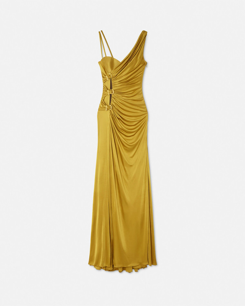 Gathered Flowy Gown - 1