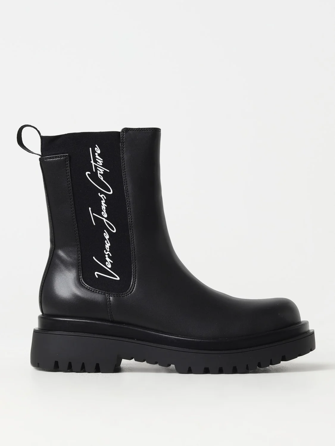 Versace Jeans Couture ankle boots in synthetic leather - 1