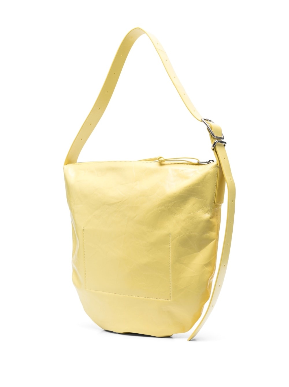 polished-finish leather tote bag - 3