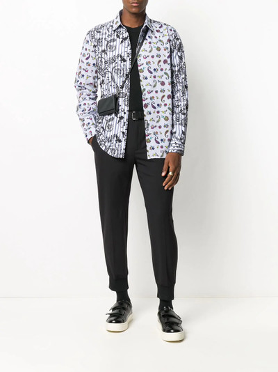 VERSACE JEANS COUTURE paisley contrast shirt outlook