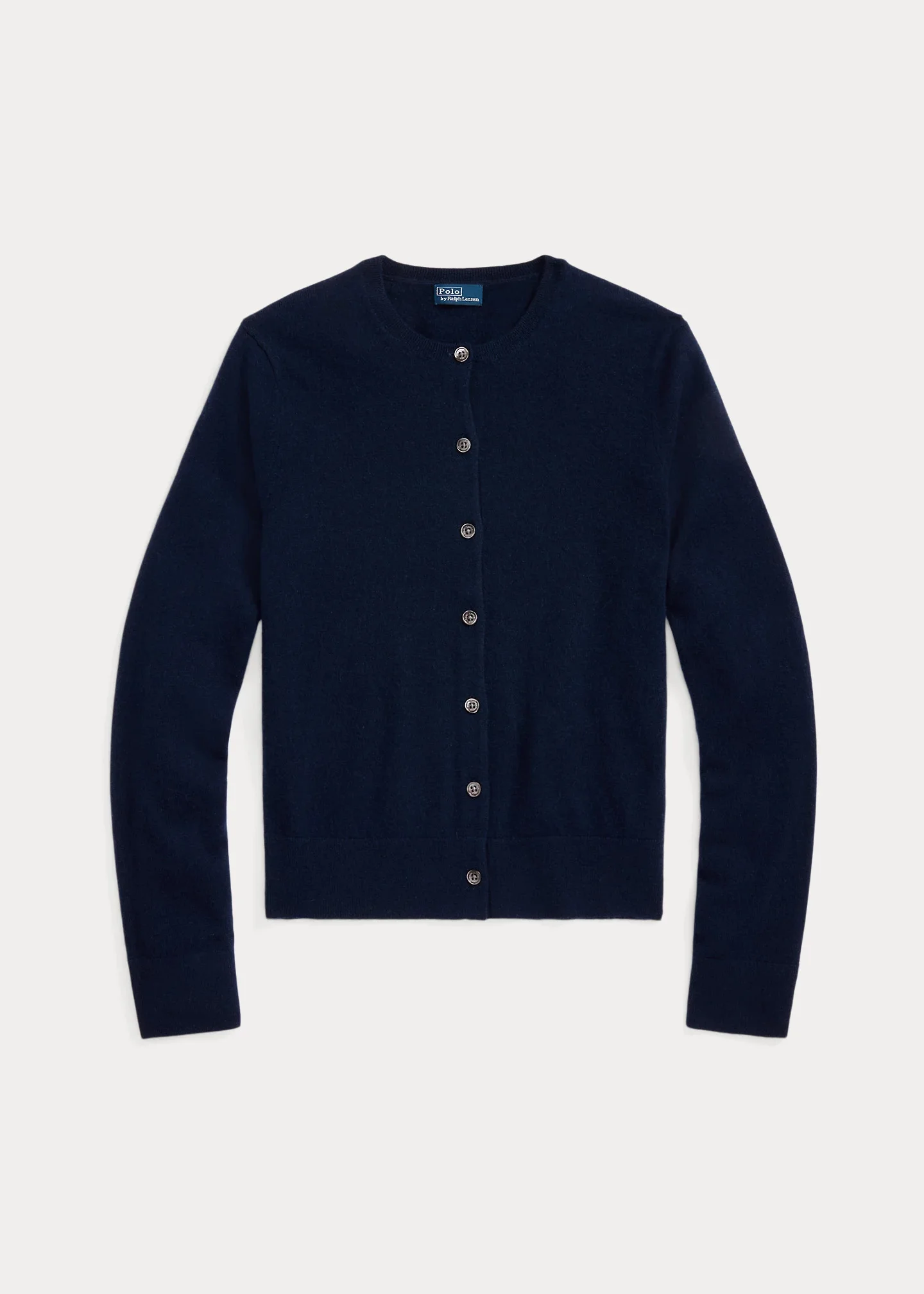 Cashmere Crewneck Cardigan - 1