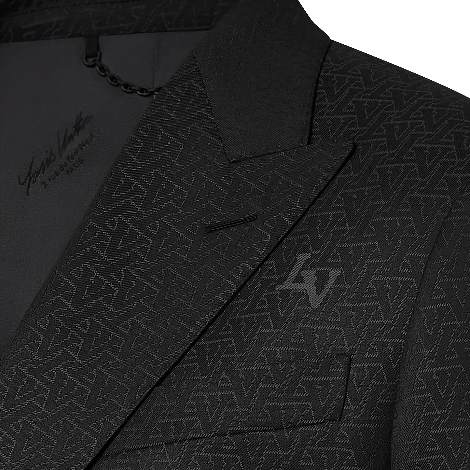 Double-Breasted Wool Pont Neuf Jacket - 3