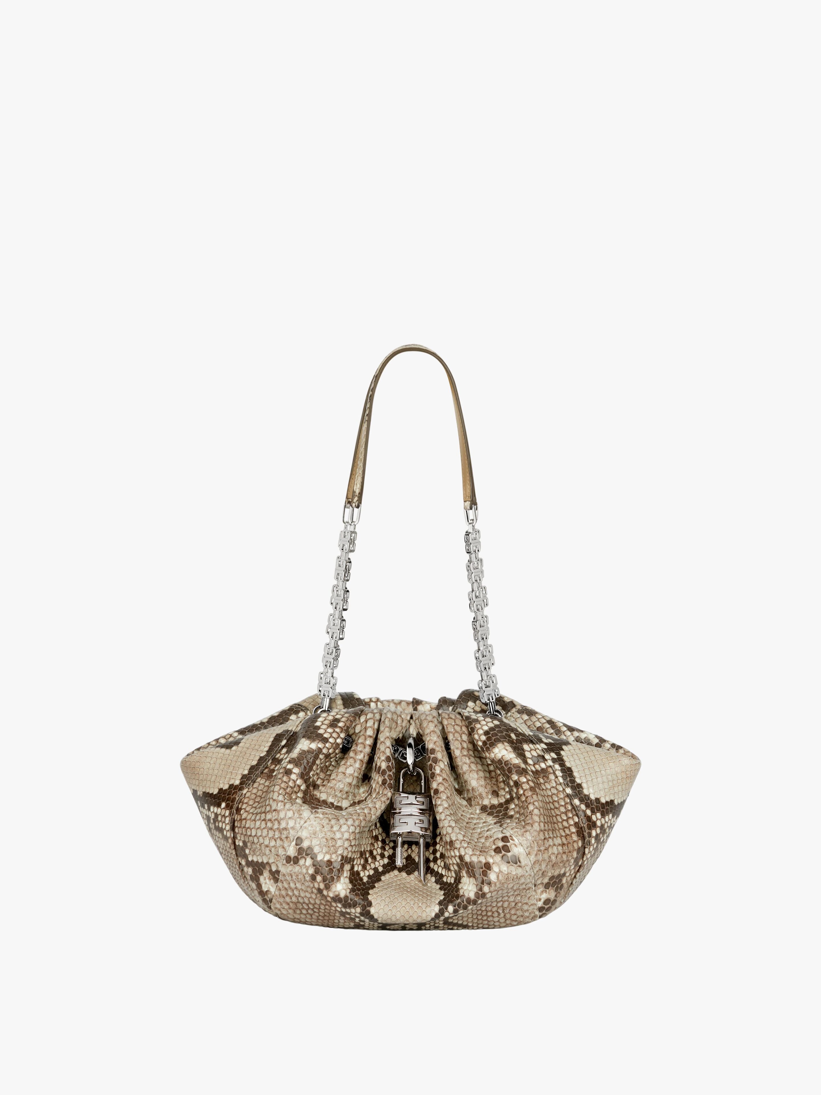 SMALL KENNY BAG IN PYTHON - 1