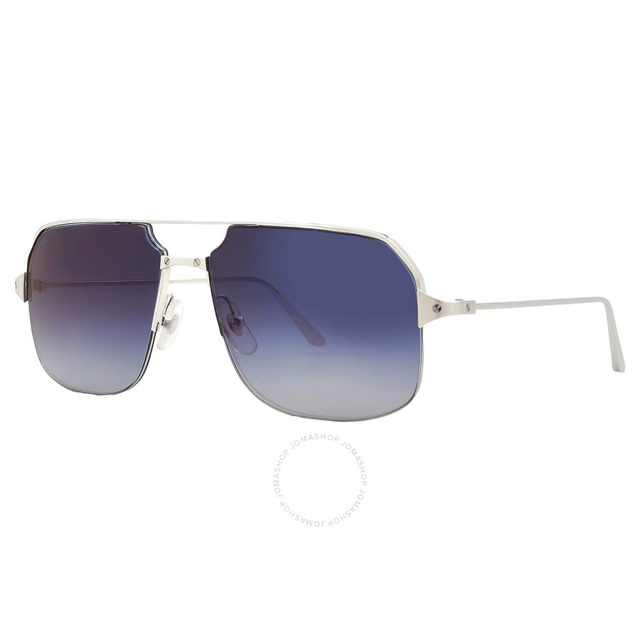 Cartier Blue Gradient Flash Navigator Men's Sunglasses CT0230S 004 59 - 2