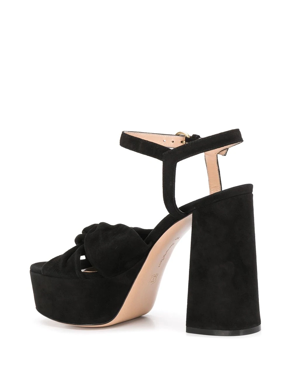 block heel platform sole sandals - 3