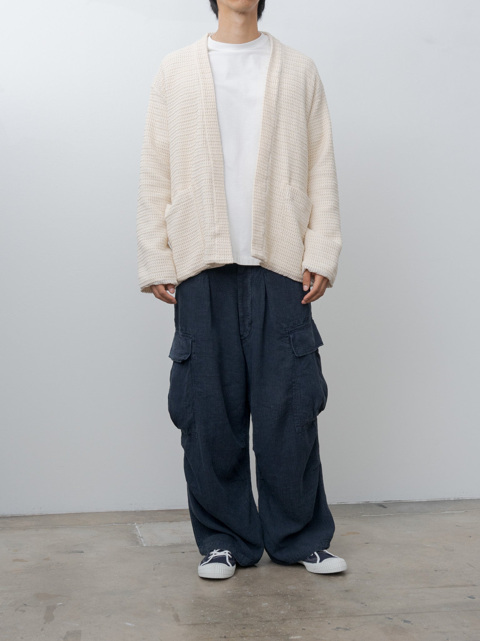 Linen Jungle Fatigue Pants - Navy - 9