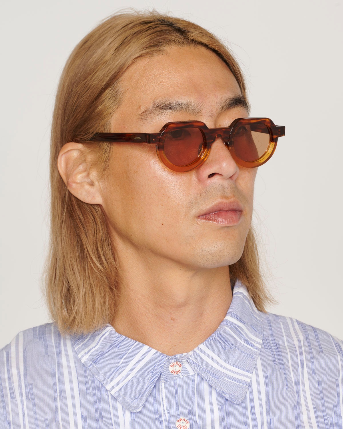 Tani Post Modern Primitive Eye Protection - Orange Tortoise - 4