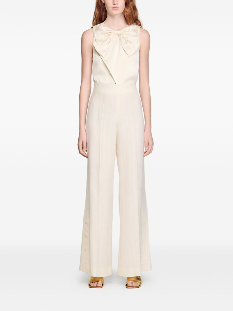 Sandro button palazzo pants outlook