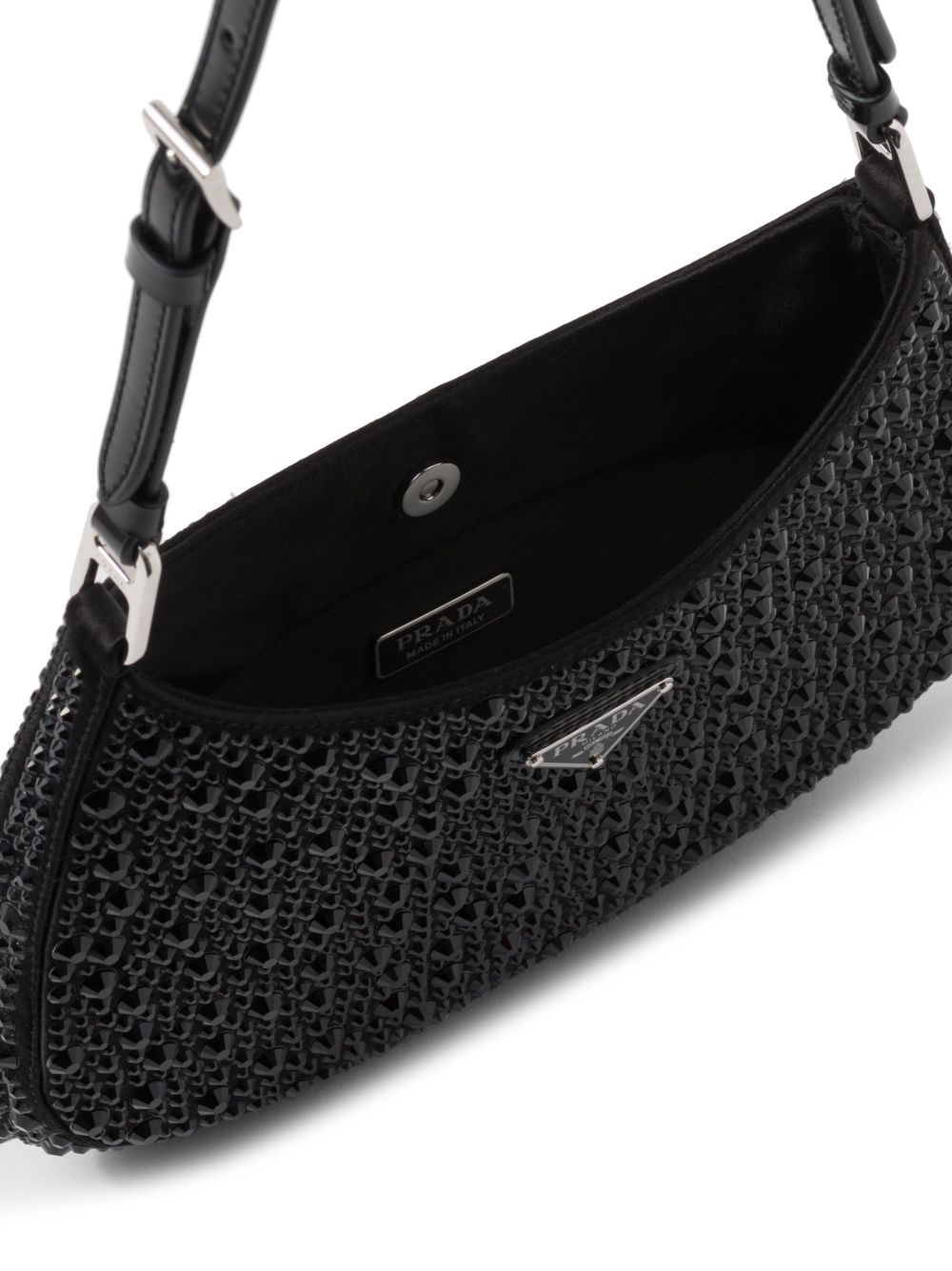 Cleo crystal-embellished shoulder bag - 7