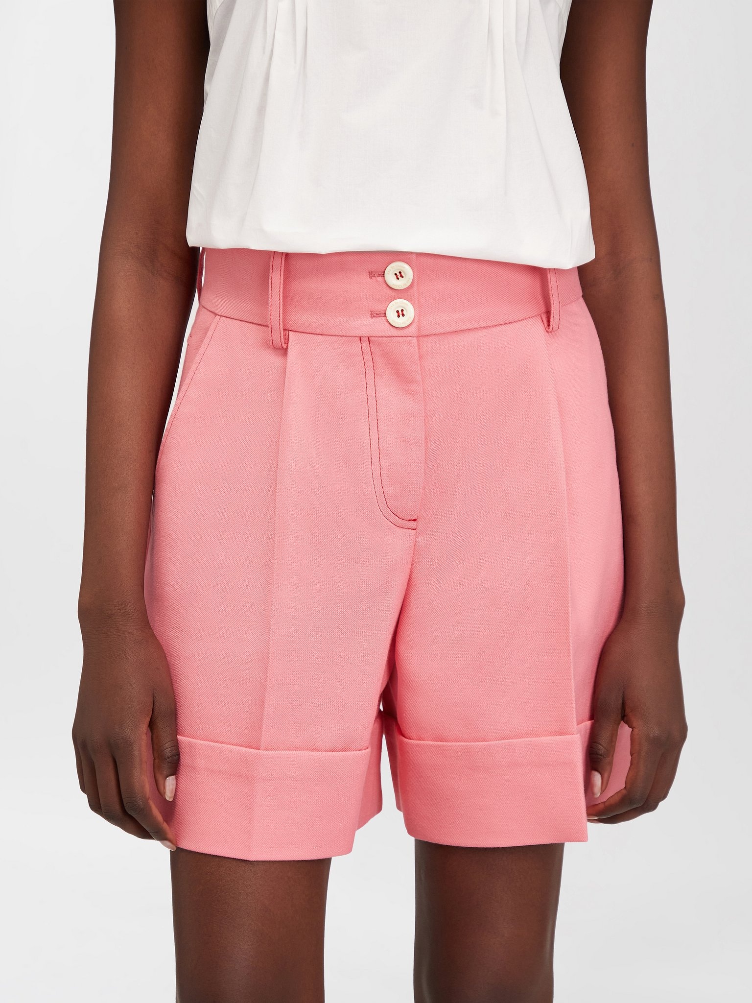 CUFFED BERMUDA SHORTS - 2