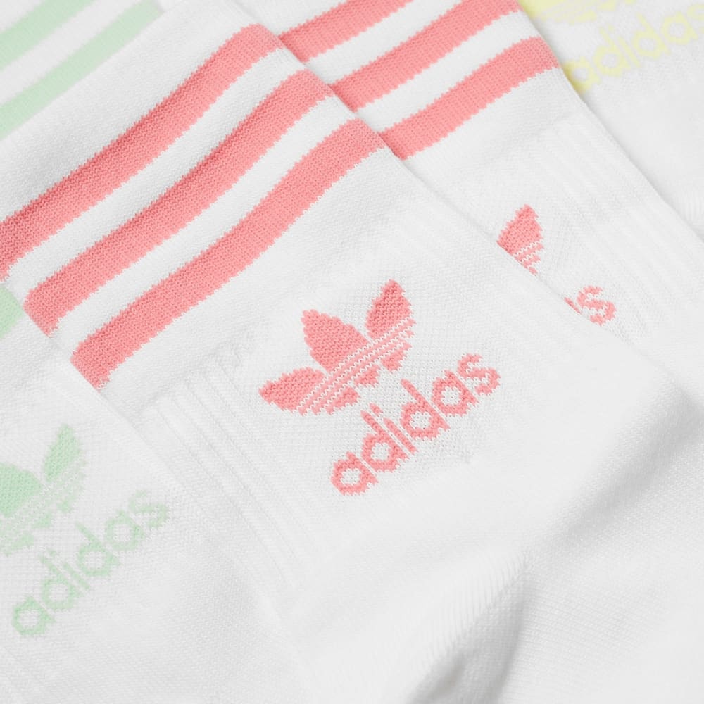 Adidas Solid Mid Cut Sock - 3 Pack - 2