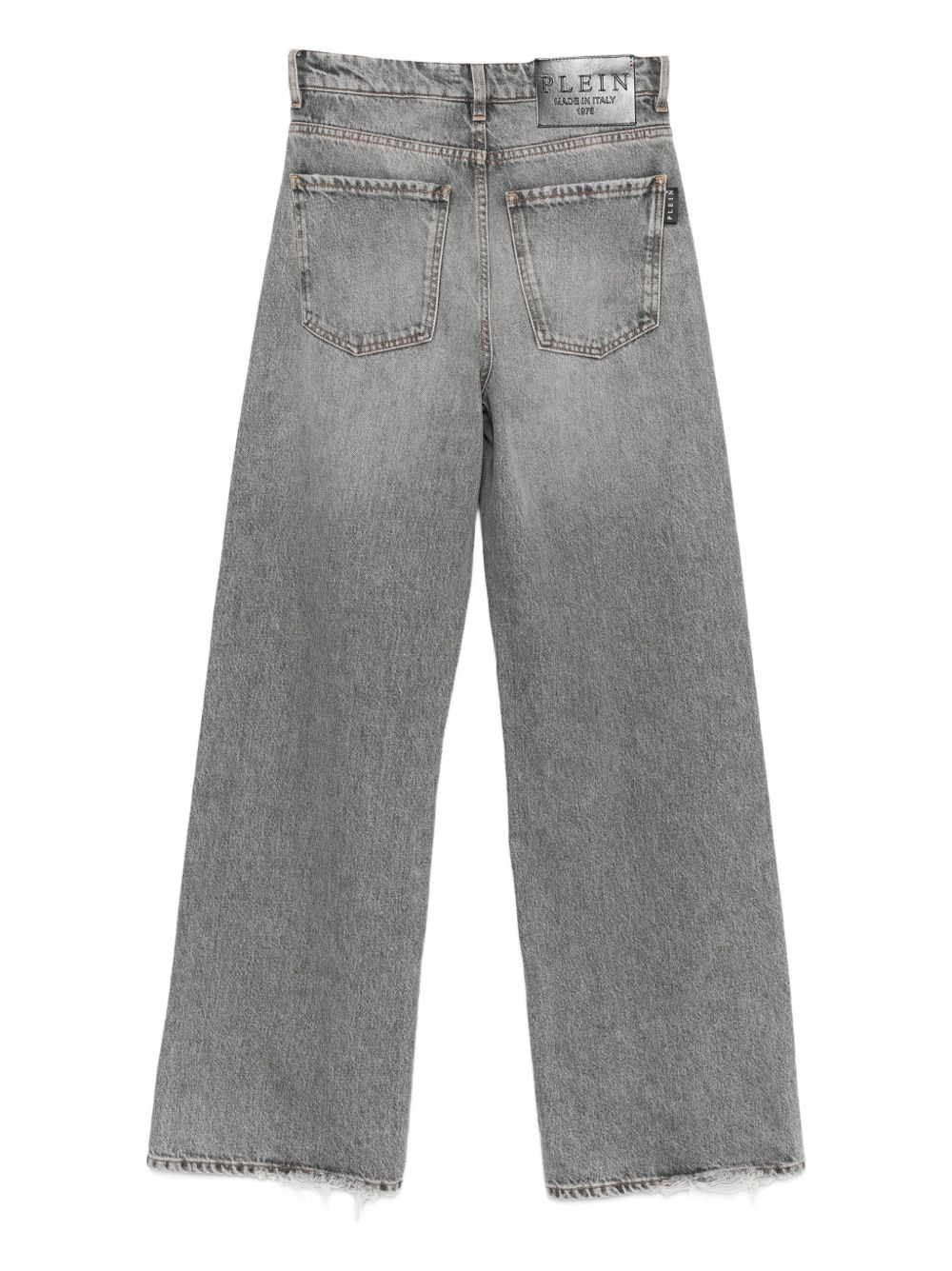 frayed-hem jeans - 2