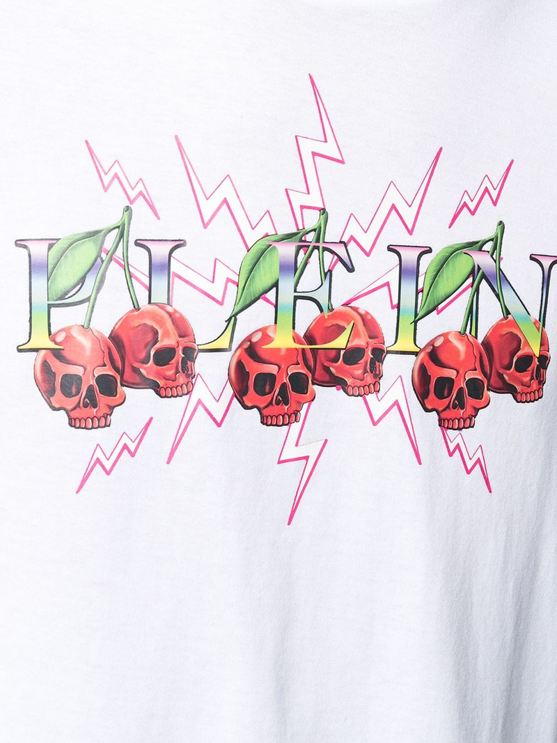 cherries logo-print T-shirt 5