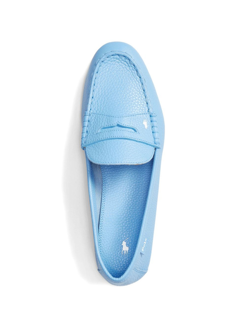 pebbled penny loafers 3