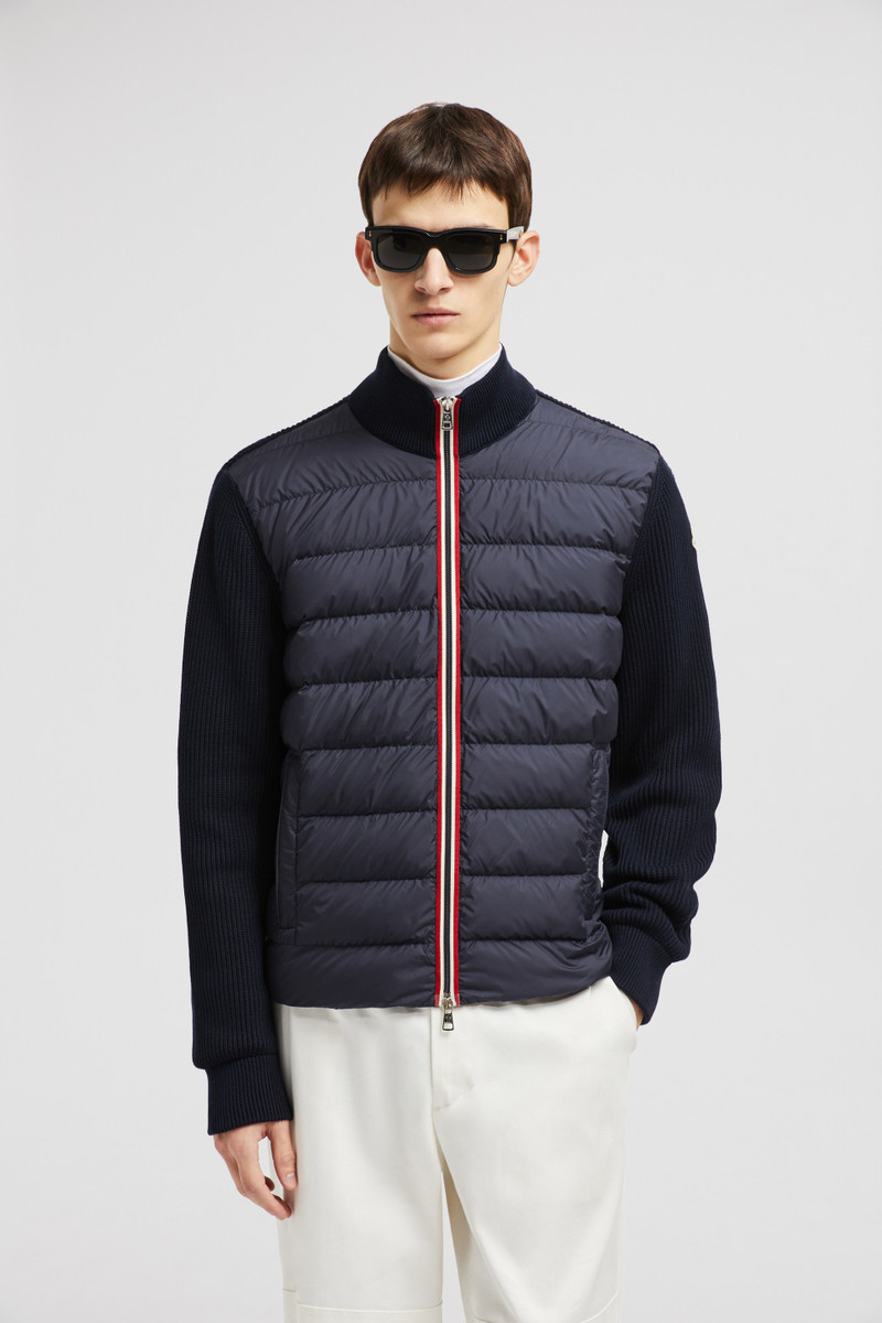 Moncler Padded Cotton Zip-Up Cardigan outlook