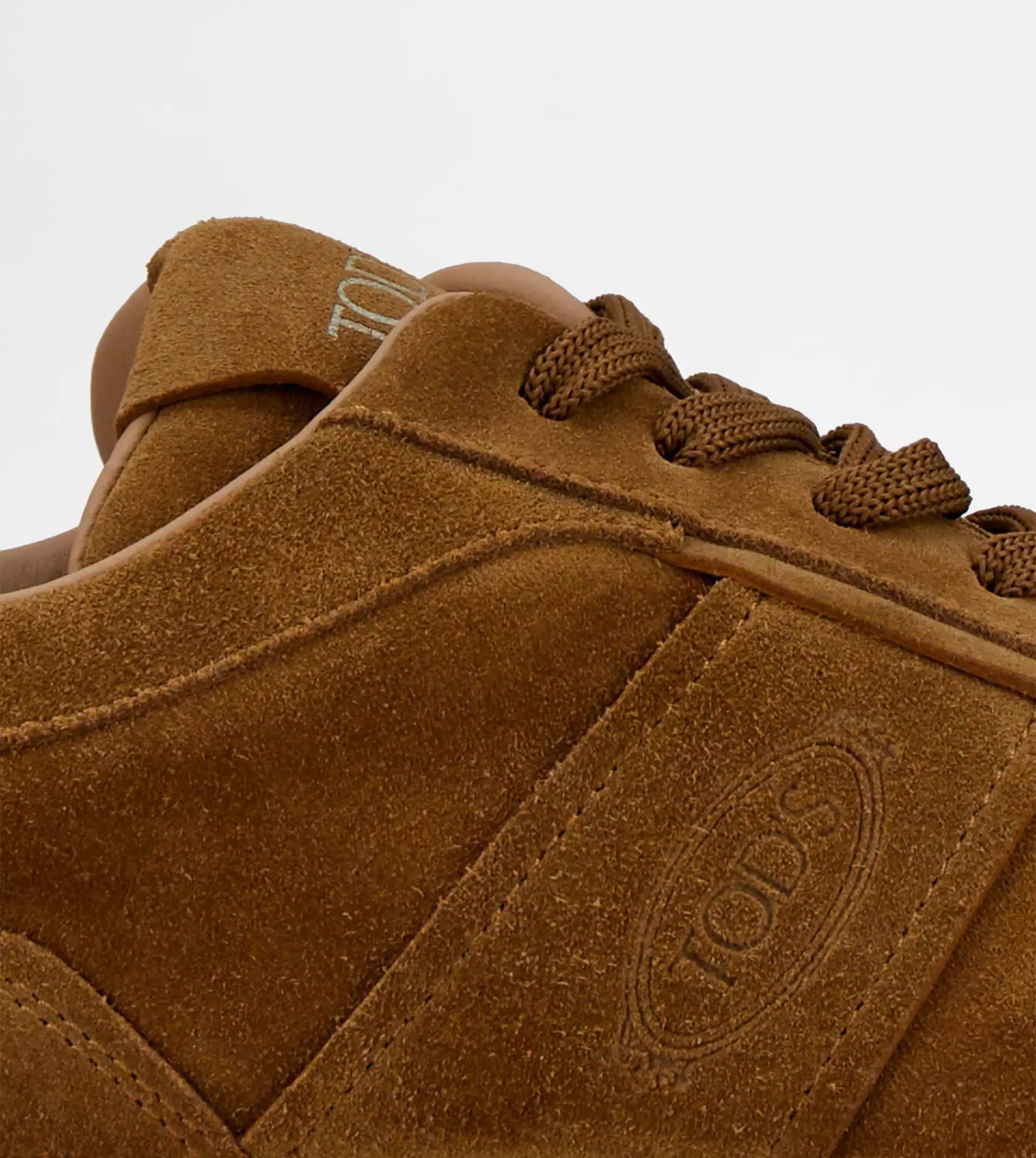 TOD'S TABS SNEAKERS IN SUEDE - BROWN - 5