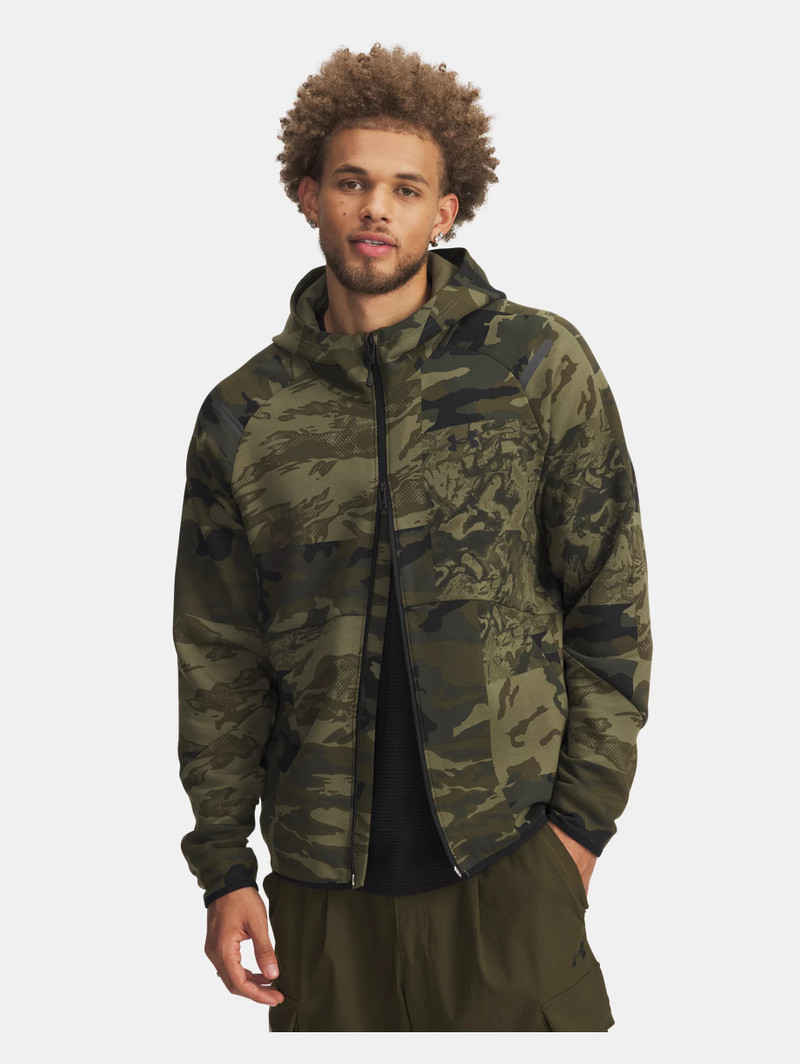 UA Unstoppable Fleece Camo 1