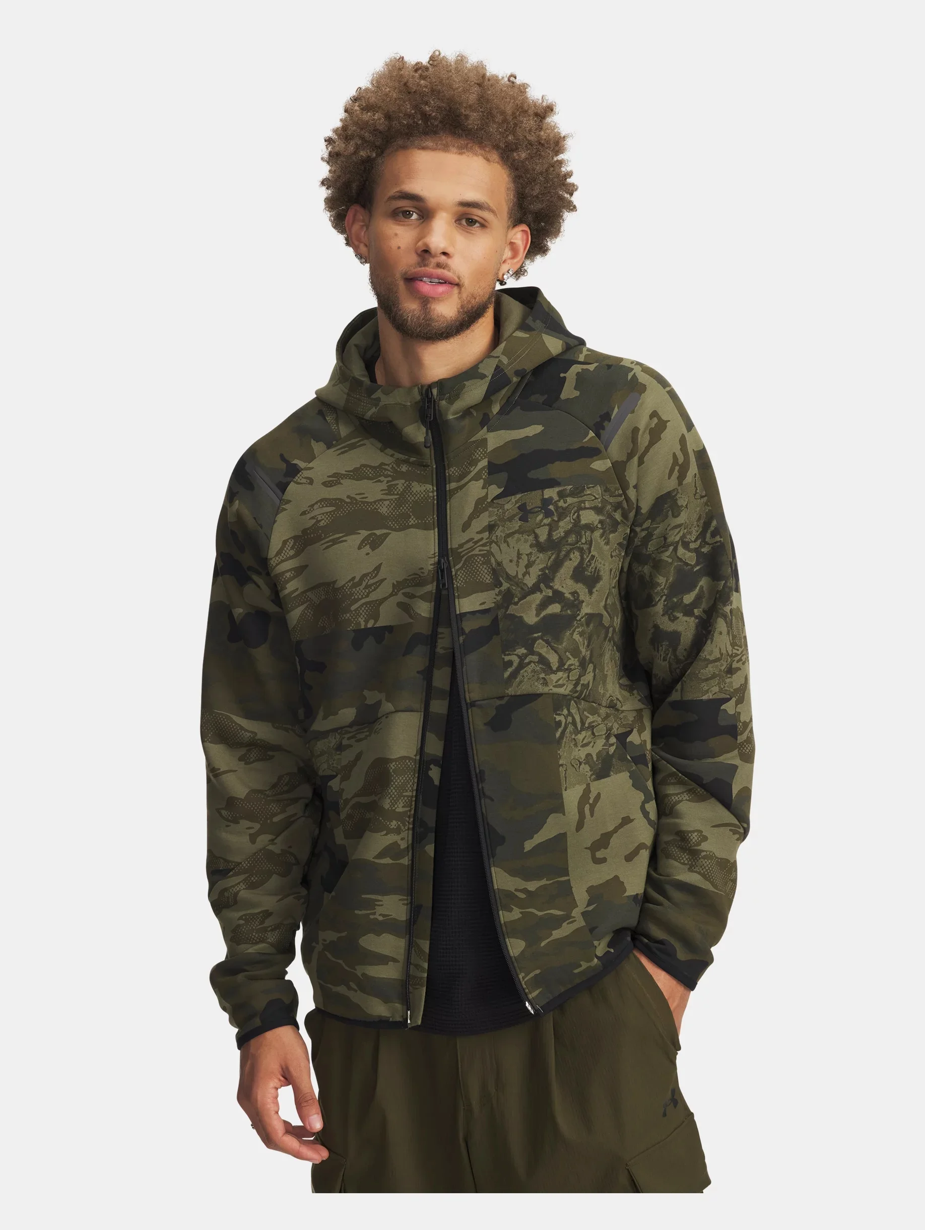 UA Unstoppable Fleece Camo - 1