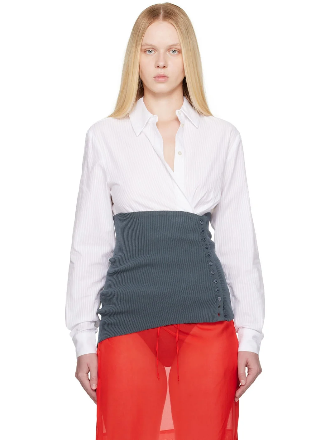 Gray Aquamela Tube Top - 1