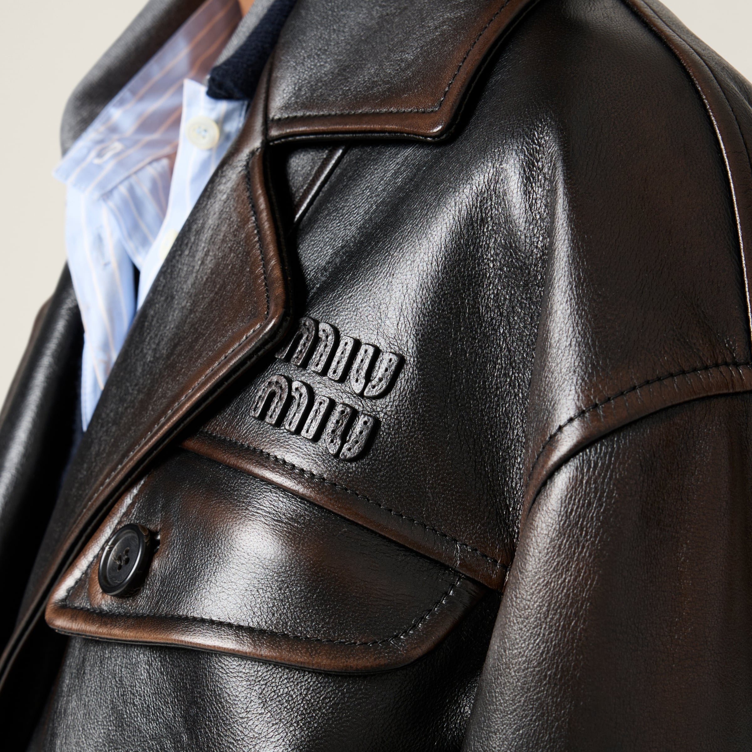 Nappa leather jacket - 4