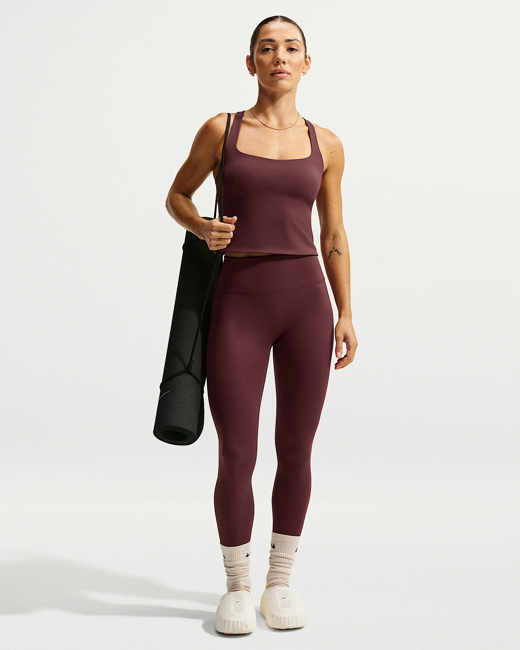Nike Zenvy Women's High-Waisted 7/8 Leggings with No Front Seam - 1