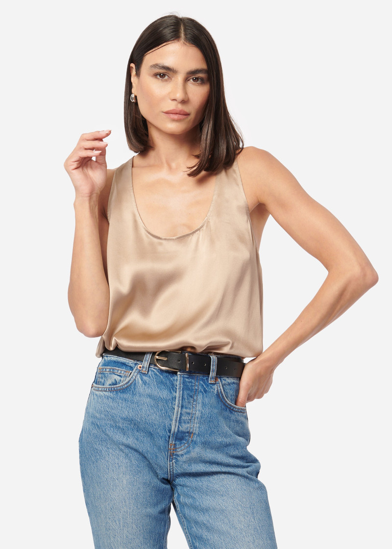 JANE SILK CAMI CHAMPAGNE 1