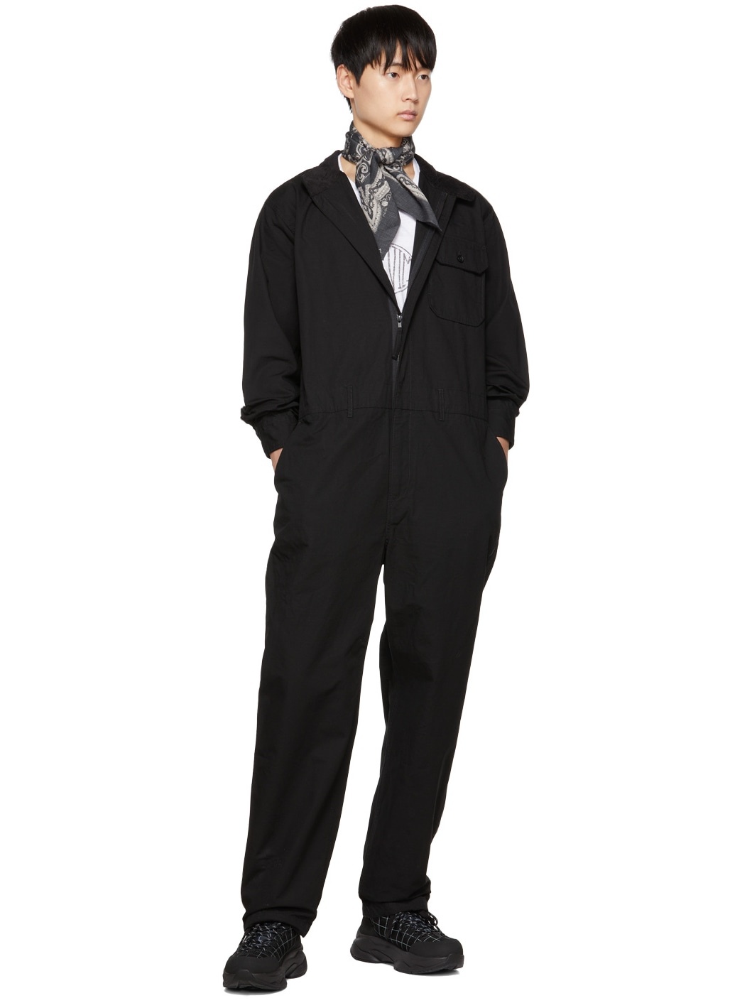 Black Racing Jumpsuit - 4
