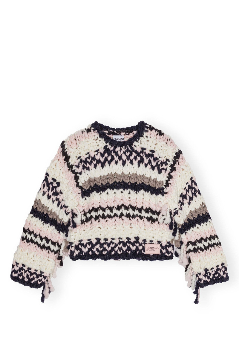 MULTICOLOR HAND-KNIT SWEATER 1