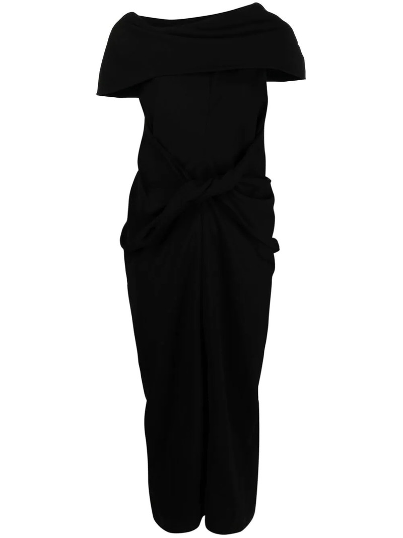 asymmetric mid-length dress 1