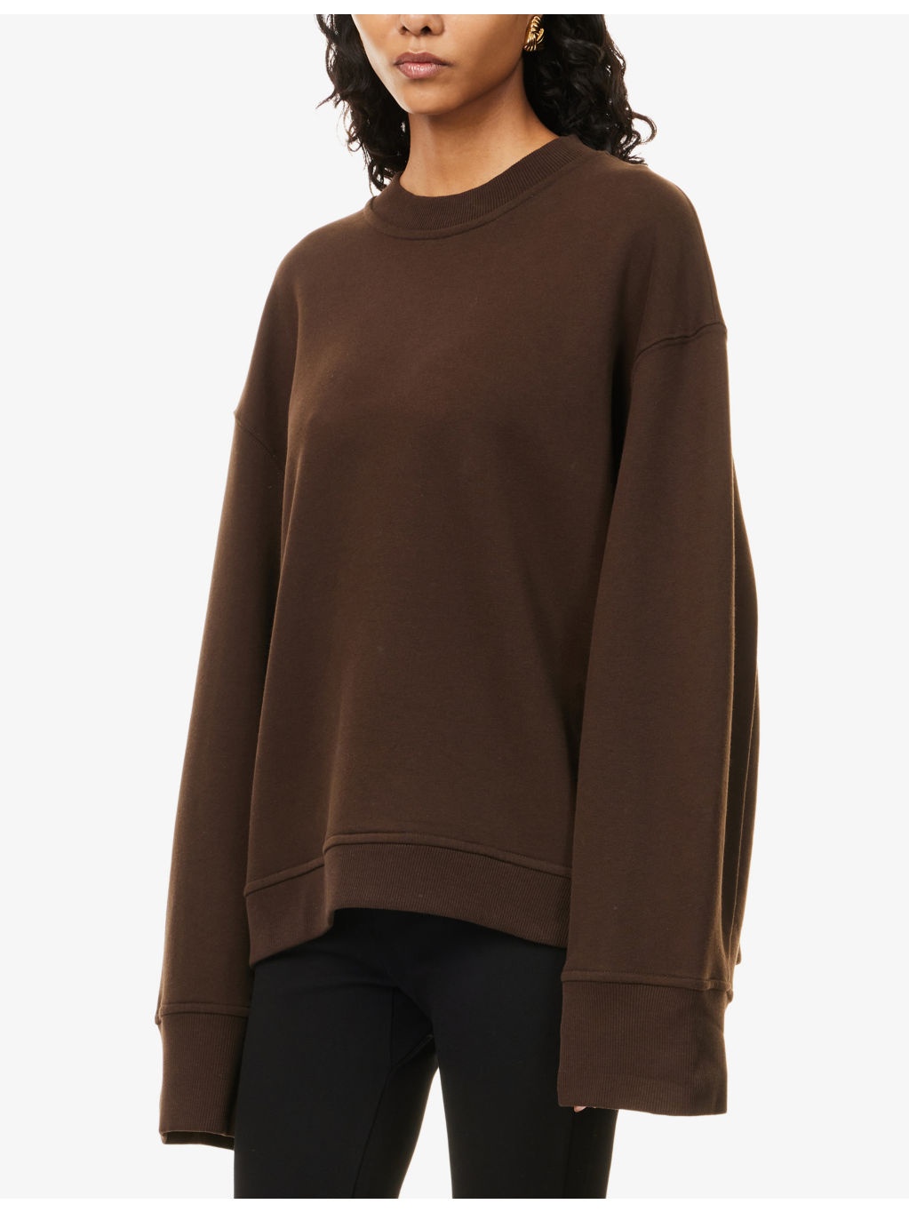 Talia Relaxed-Fit Cotton-Blend Sweatshirt - 3