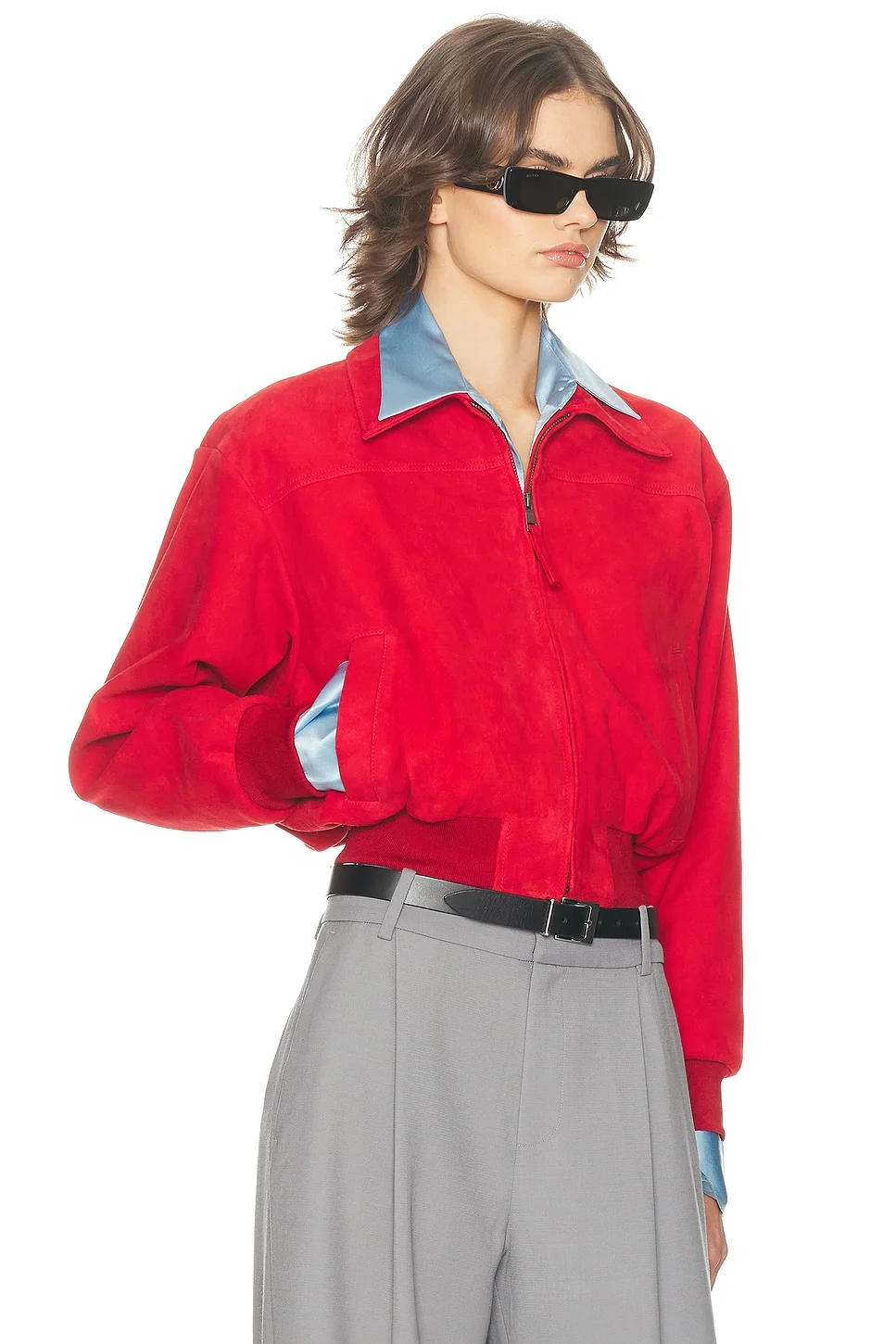 The Suede Zip Bomber - 1