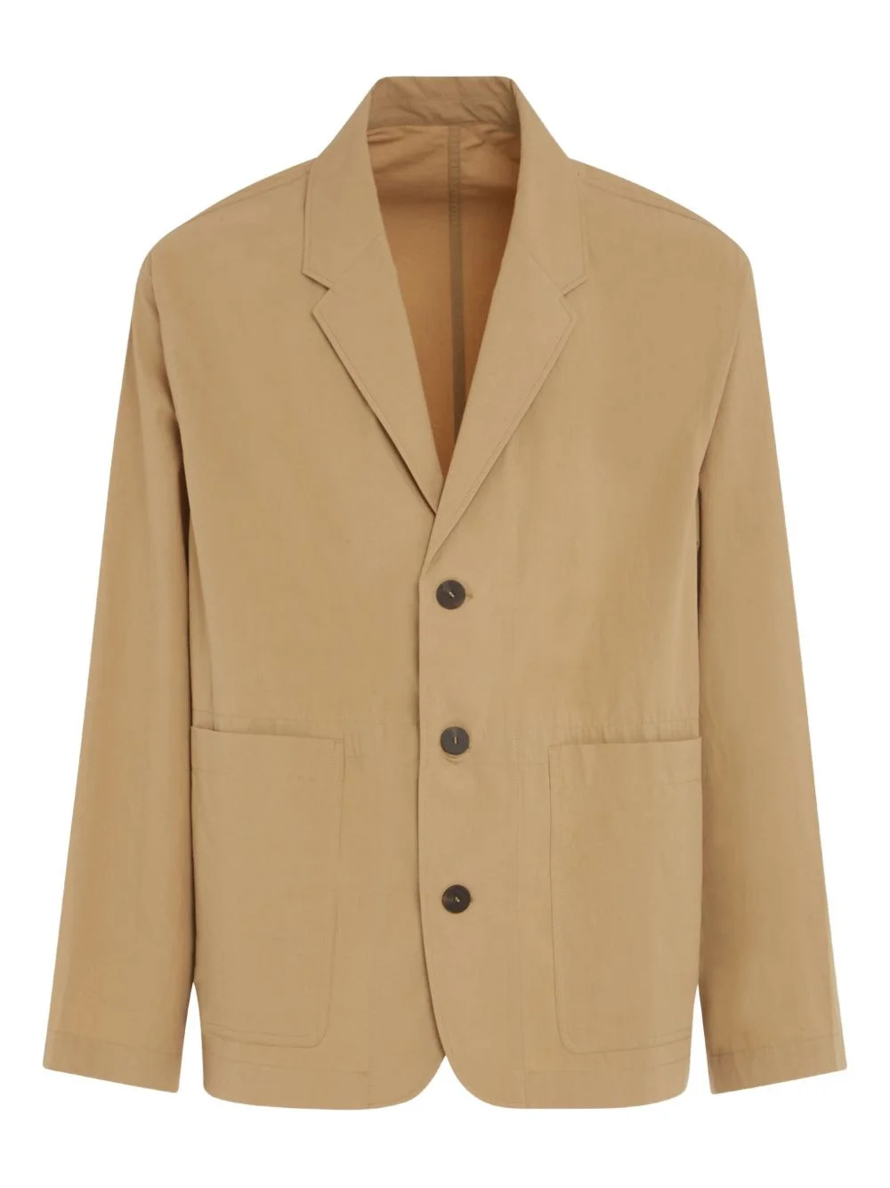 three-button patch-pocket jacket - 1