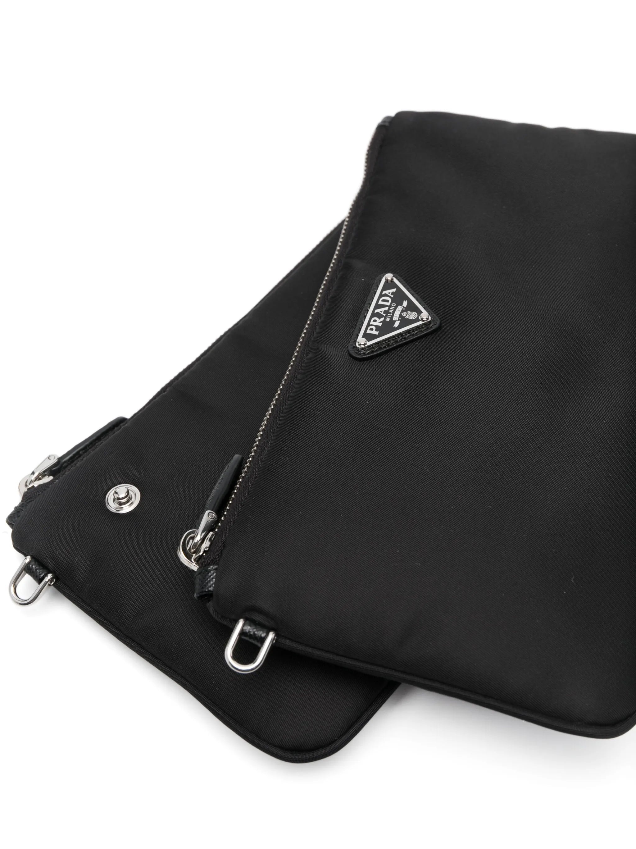 Re-Nylon Partitioned Clutch - 5