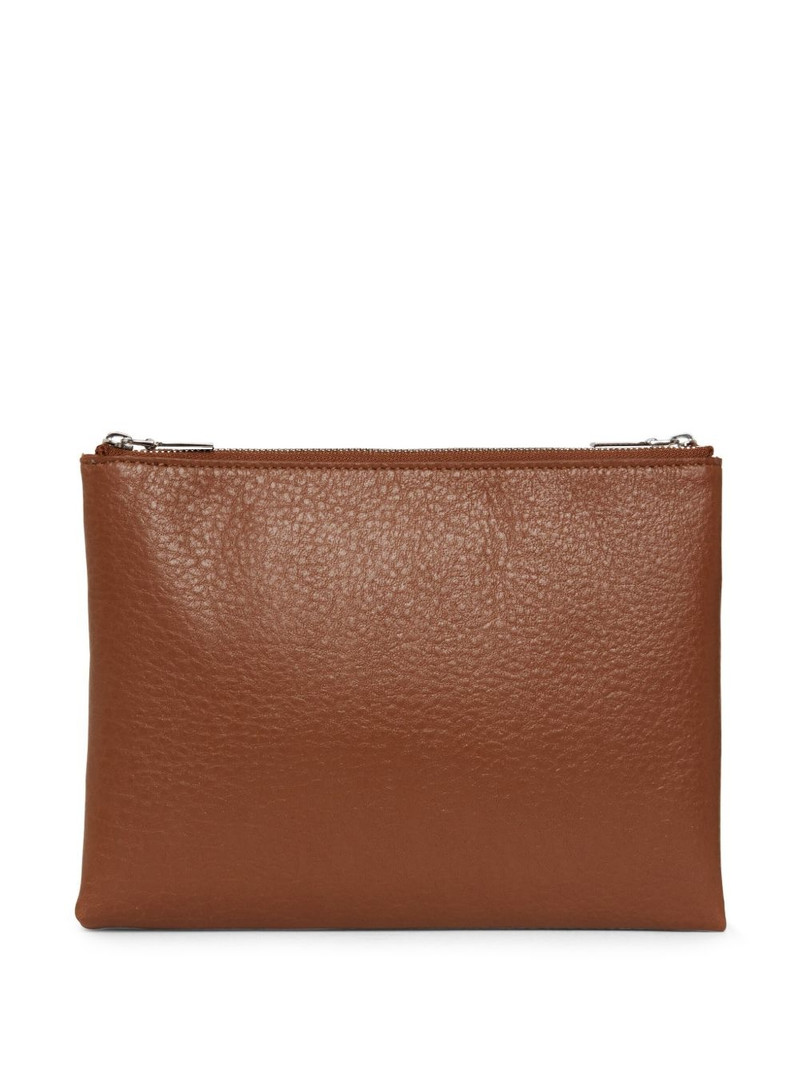 Alexander McQueen logo-plaque clutch bag outlook