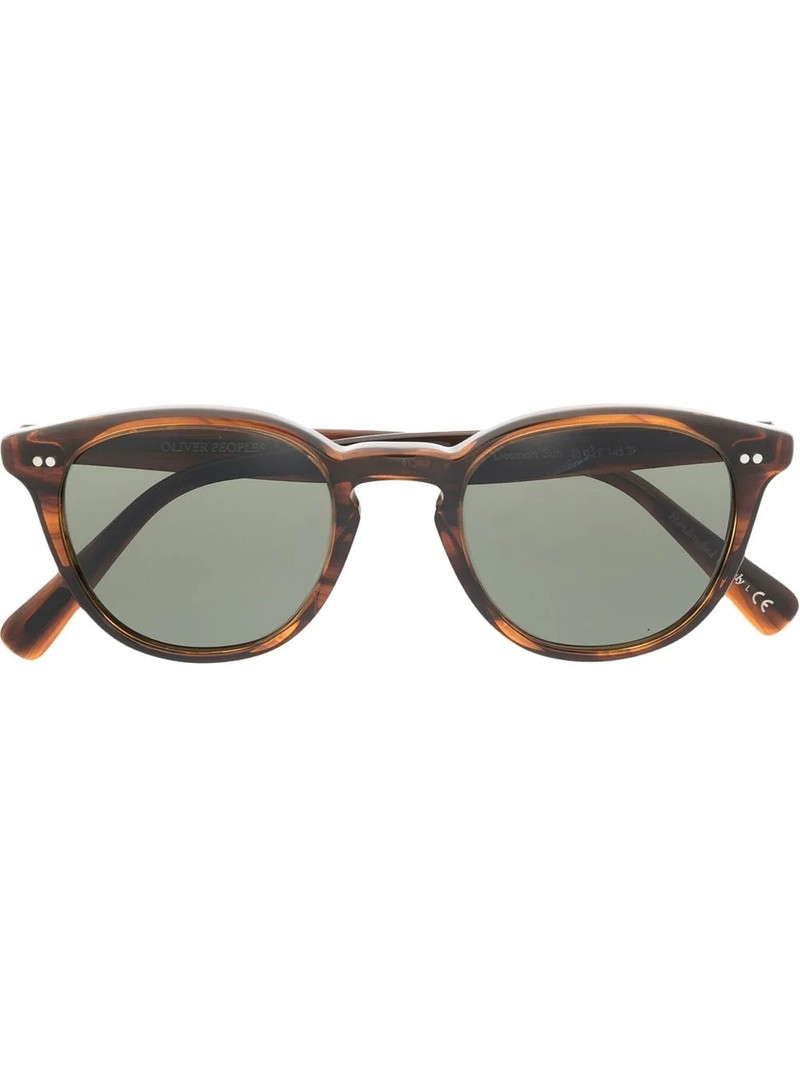 tortoiseshell-frame sunglasses 1