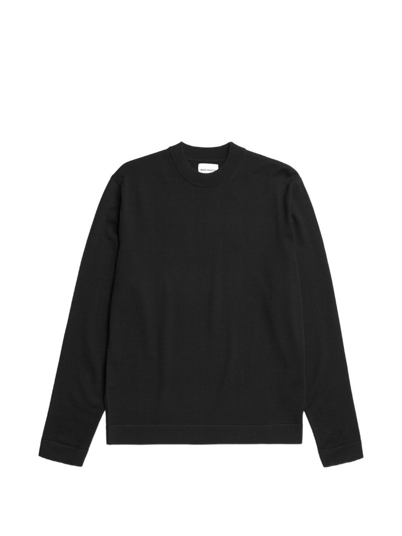 tech merino crepe crewneck jumper 1