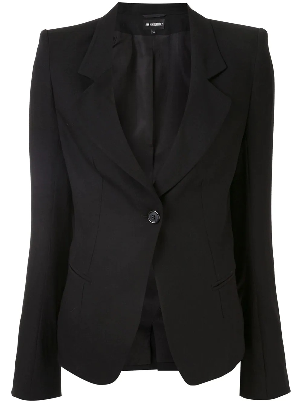 fitted tailored blazer - 1