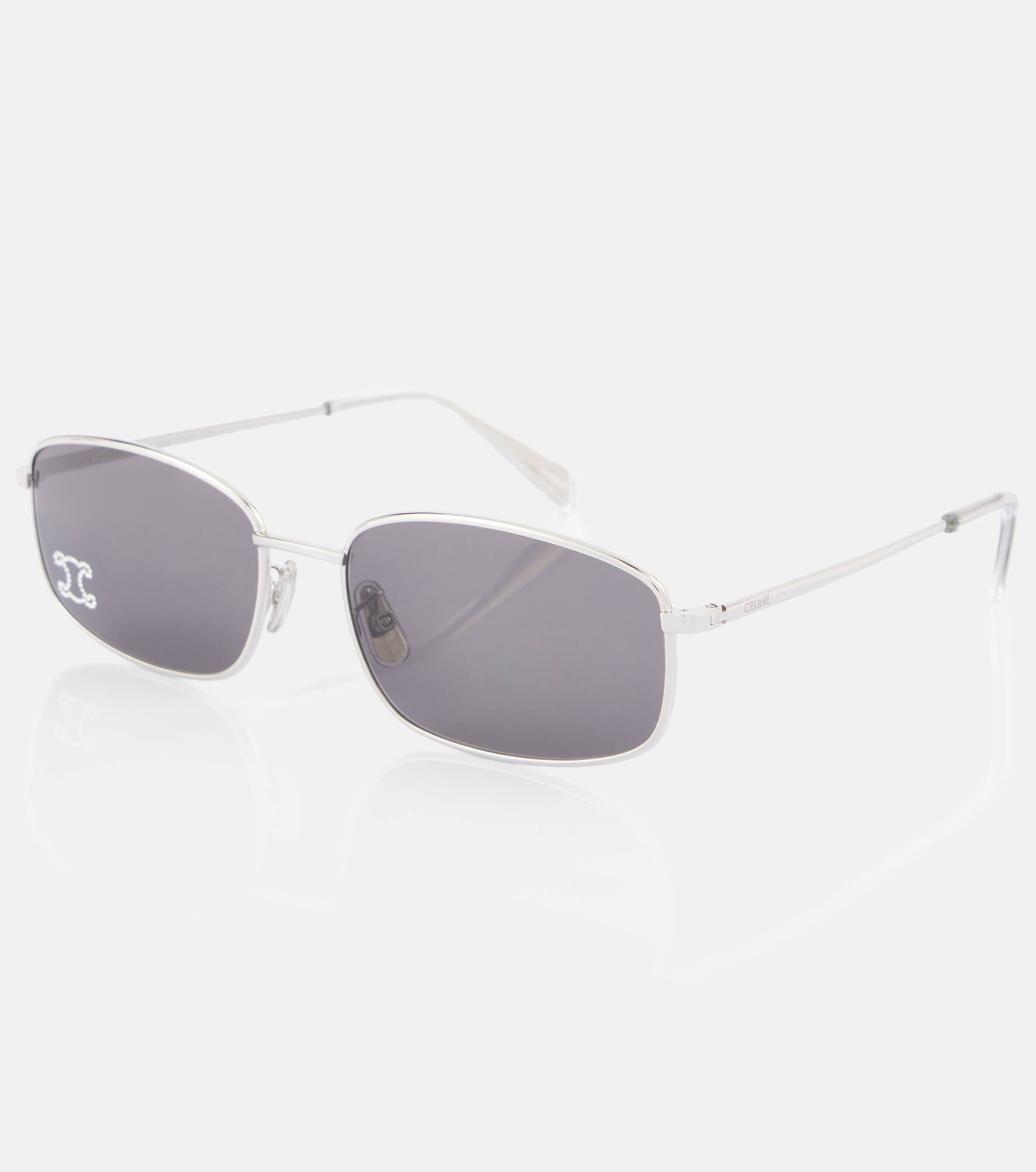 Triomphe Rhinestone 02 rectangular sunglasses - 4